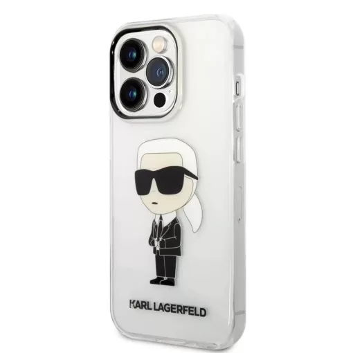 Karl Lagerfeld tok átlátszó KLHCP14LHNIKTCT Iphone 14 Pro készülékhez