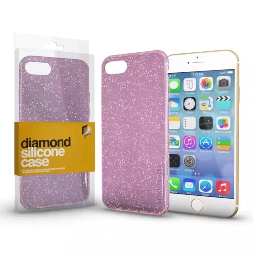 XPRO Szilikon tok Diamond Pink Samsung S23+ készülékhez