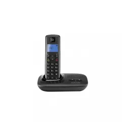   Motorola Fekete T411 Hordozható vezetékes Dect telefon, üzenetrögzítővel