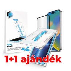   XPRO™ Easy Shield 3D 1+1 kijelzővédő üveg / üvegfólia, felhelyező készlettel Apple iPhone XR / Apple iPhone 11 készülékhez