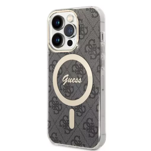 Guess tok fekete Apple Iphone 14 Pro készülékhez GUHMP14LH4STK