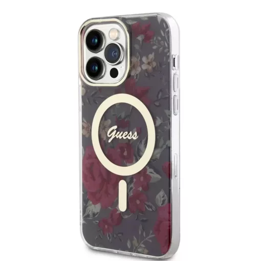 Guess tok virág mintás Apple Iphone 14 Pro Max készülékhez GUHMP14XHCFWSA