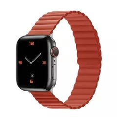   XPRO™ Apple Watch mágneses szilikon szíj piros Apple Watch 38mm / 40mm / 41mm / 42mm (S10) készülékhez
