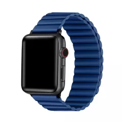   XPRO™ Apple Watch mágneses szilikon szíj kék Apple Watch 38mm / 40mm / 41mm / 42mm (S10) készülékhez