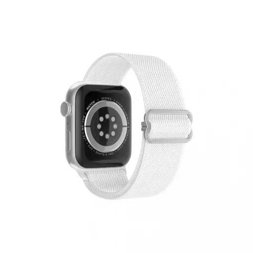 XPRO™ Apple Watch szőtt szövet körpánt Fehér Apple Watch 38mm / 40mm / 41mm / 42mm (S10) készülékhez