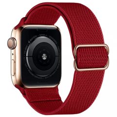   XPRO™ Apple Watch szőtt szövet körpánt Piros Apple Watch 42mm (S1-S3) / 44mm / 45mm / 46mm / 49mm készülékhez