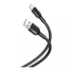 XO NB212 kábel USB-A / USB-C 1M 2.1A Fekete
