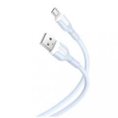 XO NB212 kábel USB-A / Micro USB 1M 2.1A Kék