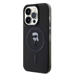   Karl Lagerfeld tok fekete KLHMP15LHFCKNOK Apple Iphone 15 Pro készülékhez