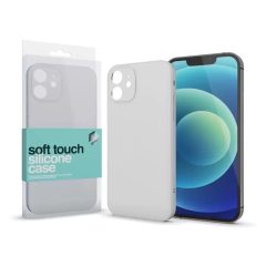   XPRO Soft Touch szilikon tok Slim törtfehér Apple iPhone 15 Pro Max készülékhez