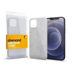   XPRO Szilikon tok Diamond Ezüst Apple Iphone 15 Plus készülékhez