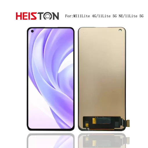 Heiston FHD Fekete kijelző Xiaomi Mi 11 Lite készülékhez