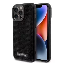   Karl Lagerfeld tok fekete KLHCP15XHDSPLK Apple Iphone 15 Pro Max készülékhez