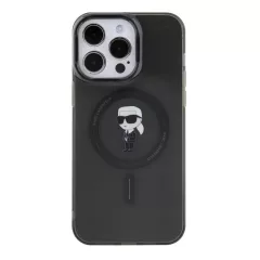  Karl Lagerfeld tok fekete KLHMP15XHFCKNOK Apple Iphone 15 Pro Max készülékhez