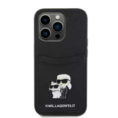   Karl Lagerfeld tok fekete KLHCP15LSAPKCNPK Apple Iphone 15 Pro készülékhez