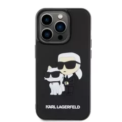   Karl Lagerfeld tok fekete KLHCP15L3DRKCNK Apple Iphone 15 Pro készülékhez