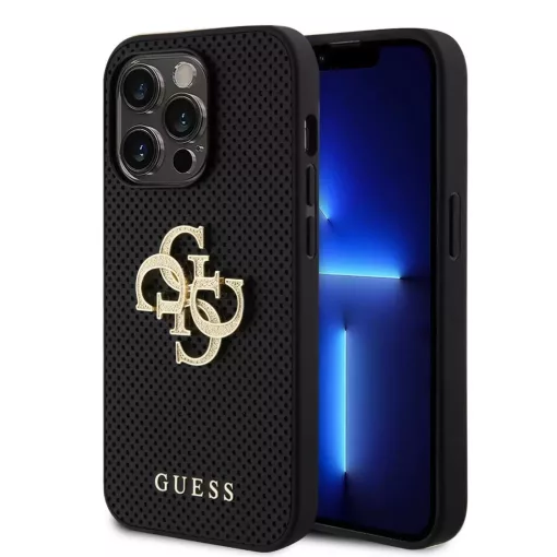 Guess tok Fekete Apple Iphone 15 Pro készülékhez GUHCP15LPSP4LGK
