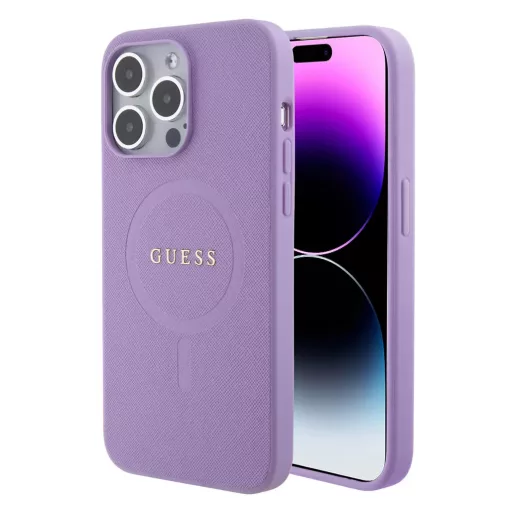Guess tok Lila Apple Iphone 15 Pro Max készülékhez GUHMP15XPSAHMCU