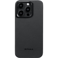   Pitaka MagEZ Case 4 Black / Grey Twill 600D Apple iPhone 15 Pro Max készülékhez - MagSafe rögzítéssel