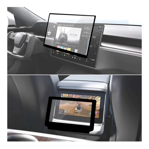 XPRO™ Tempered Glass 0.33mm kijelzővédő üveg / üvegfólia (első és a hátsó kijelzőre is) TESLA Model S / X 2022 / 2023 / 2024