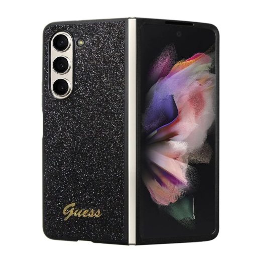 Guess tok fekete csillámos GUHCZFD5HGGSHK Samsung Galaxy Z Fold 5 készülékhez