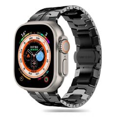   Tech-Protect STAINLESS LINE rozsdamentes acél óraszíj Fekete, Apple Watch 42mm (S1-S3) / 44mm / 45mm / 46mm / 49mm készülékhez