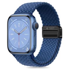   Tech-Protect NYLONMAG óraszíj sötétkék, Apple Watch 42mm / 44mm / 45mm / 49mm készülékhez