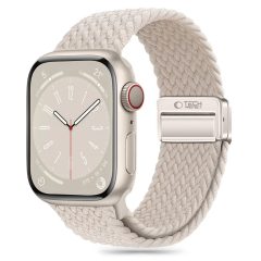   Tech-Protect NYLONMAG óraszíj fehér, Apple Watch 42mm (S1-S3) / 44mm / 45mm / 46mm / 49mm készülékhez