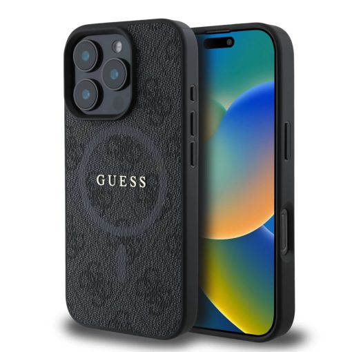 Guess tok Fekete Apple iPhone 16 Pro Max készülékhez GUHMP16XG4GFRK