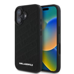   Karl Lagerfeld tok fekete KLHCP16SPQKPMK Apple Iphone 16 készülékhez