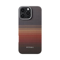   Pitaka Tactile Woven tok SUNSET Apple iPhone 16 Pro készülékhez - MagSafe rögzítéssel (KI1601SU)