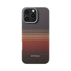   Pitaka Tactile Woven tok SUNSET Apple iPhone 16 Pro Max készülékhez - MagSafe rögzítéssel (KI1601SUM)