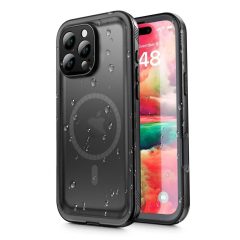   Tech-Protect Shellbox vízálló és ütésálló tok fekete MagSafe Apple iPhone 16 Pro Max készülékhez