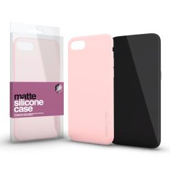   XPRO™ Szilikon matte tok ultravékony Púder pink Apple iPhone 16 Pro Max készülékhez
