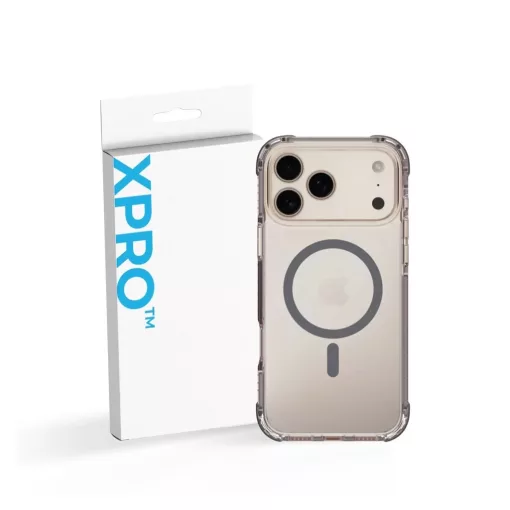 XPRO™ Hybrid Armor MagSafe szilikon tok Apple iPhone 16 Pro készülékhez SZÜRKE - Eco csomagolással