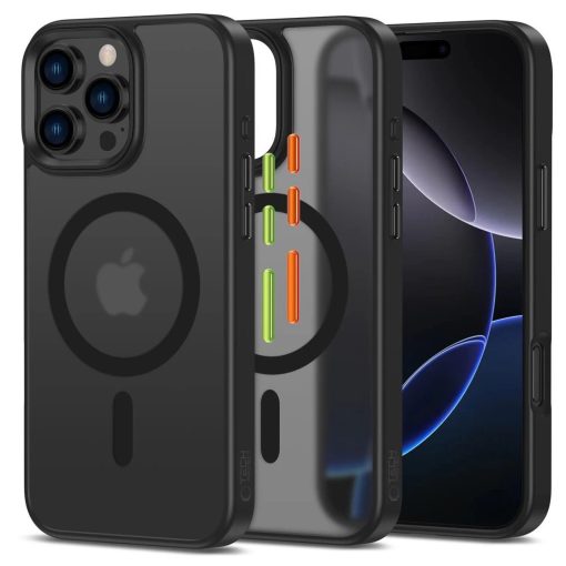 Tech-Protect MAGMAT XT 3 szettes fekete tok Apple iPhone 16 Pro Max készülékhez