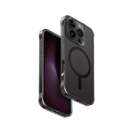 UNIQ Hybrid MagClick Charging Lifepro Xtreme AF tok Apple Iphone 16 Pro készülékhez - frost smoke