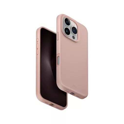 UNIQ Hybrid MagClick Charging Lino Hue tok Apple Iphone 16 Pro készülékhez - blush pink