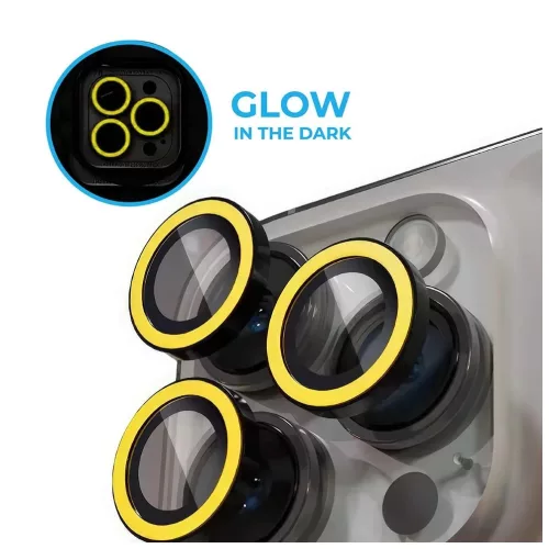 XPRO™ Luminous Prémium Kameravédő Üveg Apple iPhone 17 Air készülékhez - Citromsárga