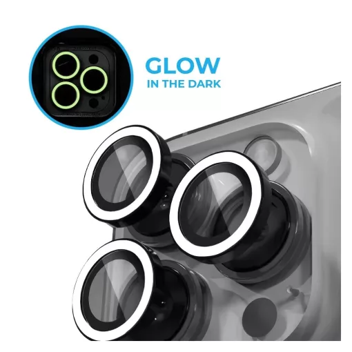 XPRO™ Luminous Prémium Kameravédő Üveg Apple iPhone 17 Air készülékhez - Fehér