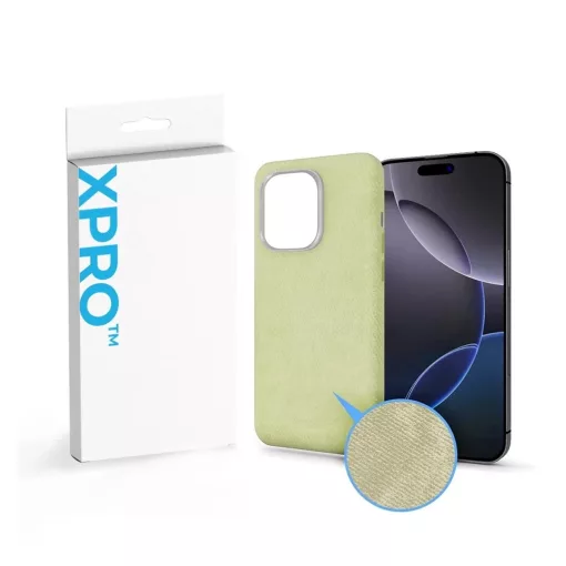 XPRO™ Soft Velvet Magsafe tok Apple iPhone 17 Pro készülékhez - Zöld - ECO csomagolással