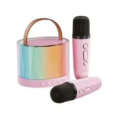 Maxlife Bluetooth karaoke hangszóró MXKS-200 rózsaszín