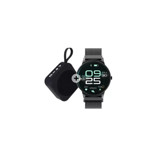 Forever ForeVive 2 SB-330 okosóra beépített 3W-os Bluetooth hangszóróval fekete