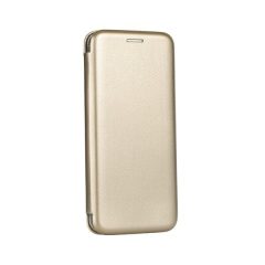   Forcell Elegance Huawei P30 oldalra nyíló mágneses könyv tok szilikon belsővel arany