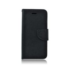   Fancy Xiaomi Mi8 oldalra nyíló mágneses könyv tok szilikon belsővel fekete