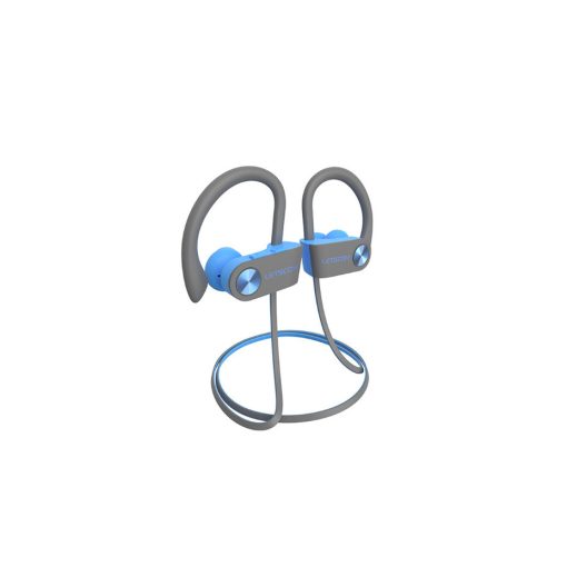 Livikey U8I Bluetooth 5.0 sztereó sport kék-szürke headset prémium tokkal