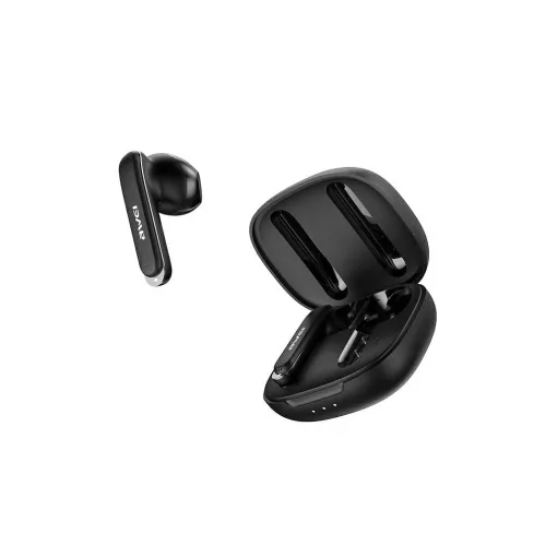AWEI Bluetooth 5.3 T66 TWS fülhallgatók + dokkolóállomás fekete