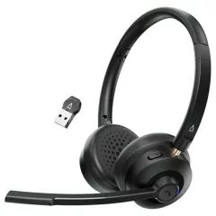   Mikrofonos vezeték nélküli fejhallgató Creative Chat Wireless Bluetooth fekete