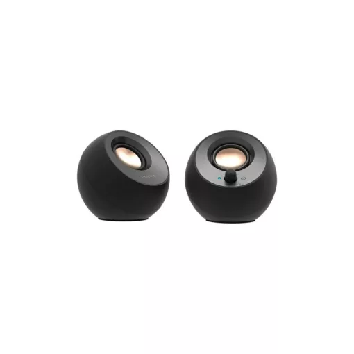 Creative Pebble 2.0 V3 számítógépes hangszórók Bluetooth 5.0 USB-C fekete