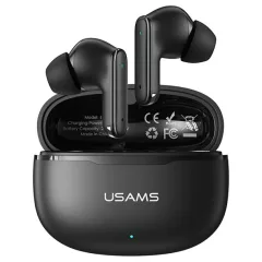   USAMS E05 TWS fülhallgatók Bluetooth 6.0 vezeték nélküli fekete